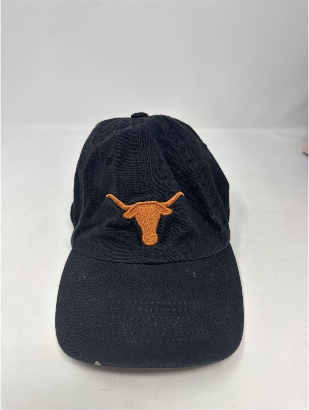 Black Texas Longhorns Hat Cap Adjustable